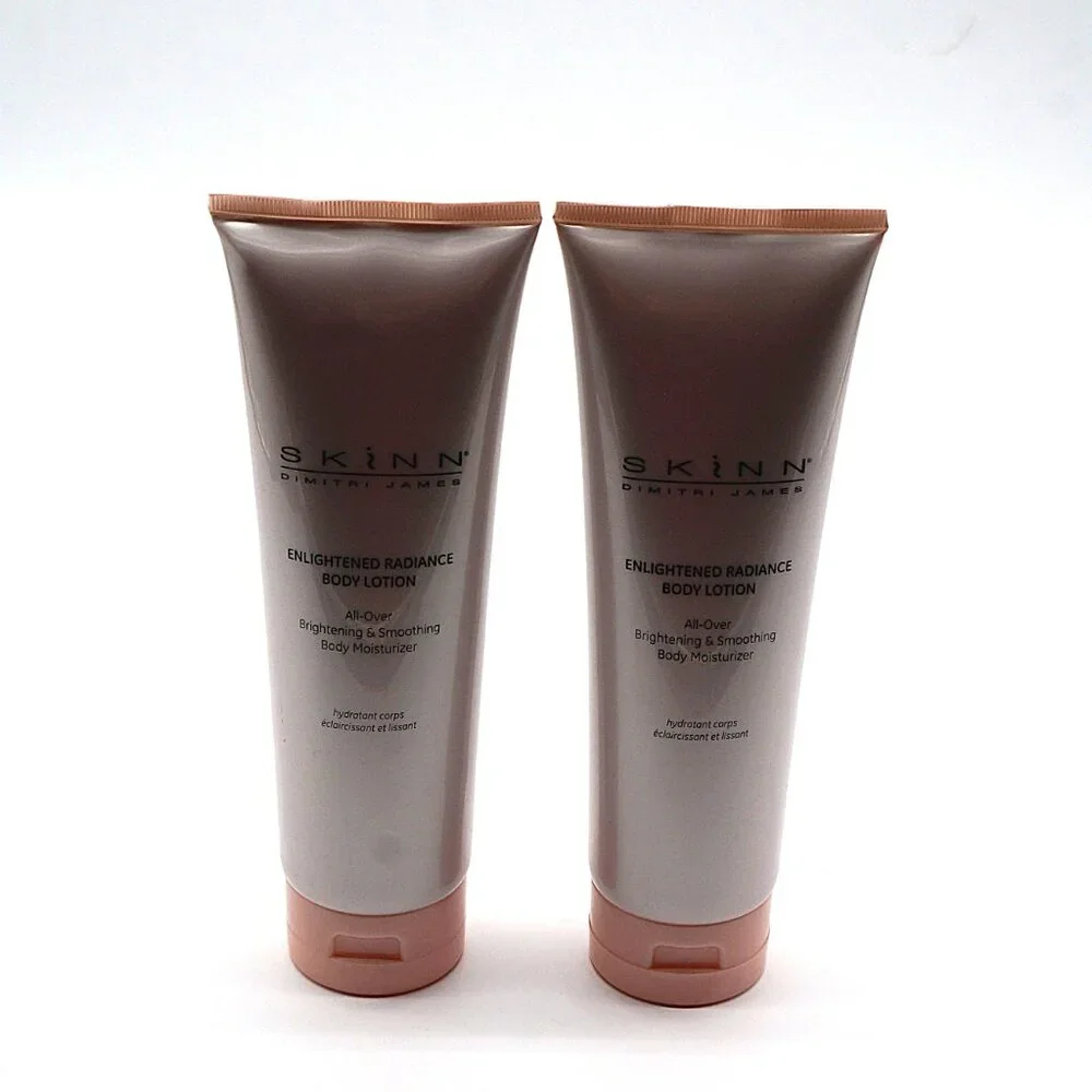2x‎ Skinn Enlightened Radiance Body Lotion Dimitri James NEW Sealed